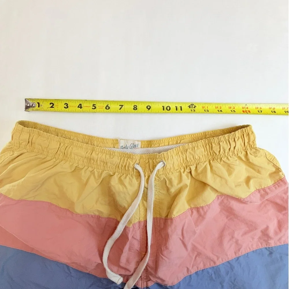 Body Glove Swim Trunks Mens XXL 38 Multicolor Vintage Colorblock Board‎ Shorts